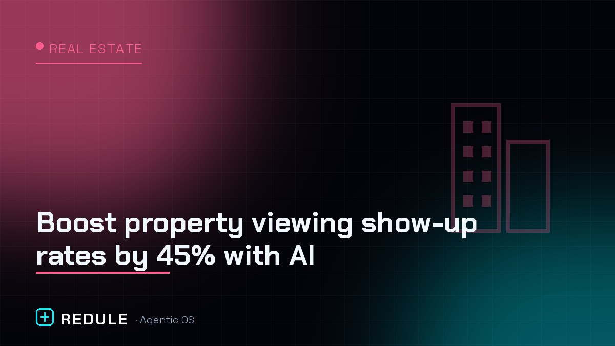 Boost property viewing show-up rates by 45% with AI